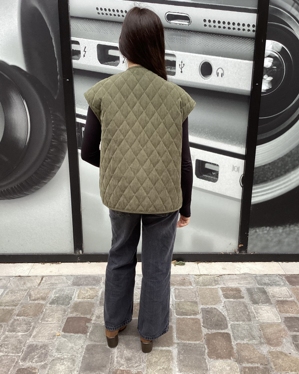 VESTE GLAMOUR KAKI - LA CABANE D ORSON