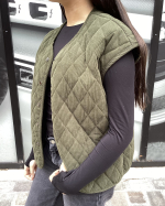 VESTE GLAMOUR KAKI - LA CABANE D ORSON