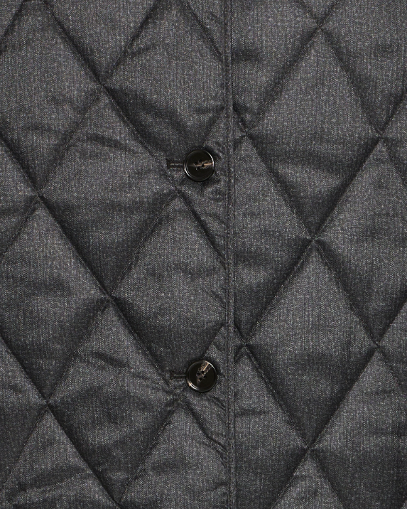 MANTEAU HAZTA JA DARK GREY MELANGE ~ ICHI