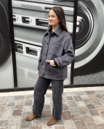 MANTEAU ECLAIRCIE GREY ~ AURAEME