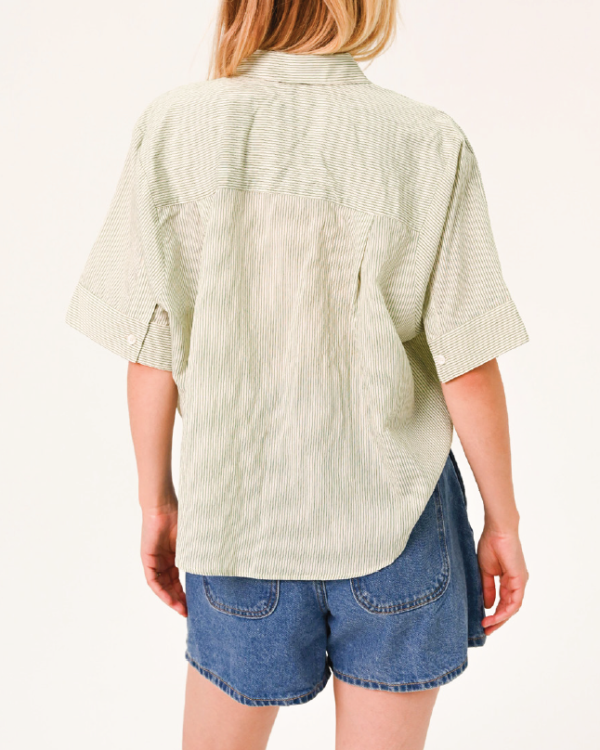 CHEMISE INES/COMBAVA VERT ~ SACRÉ COEUR