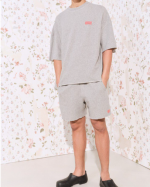 SWEAT MNYZ03B GRIS CHINÉ ~ AMERICAN VINTAGE