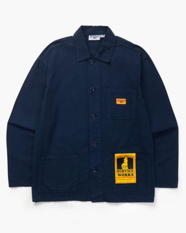 CHEMISE CHORE TWILL DARK NAVY ~ SERVICE WORKS