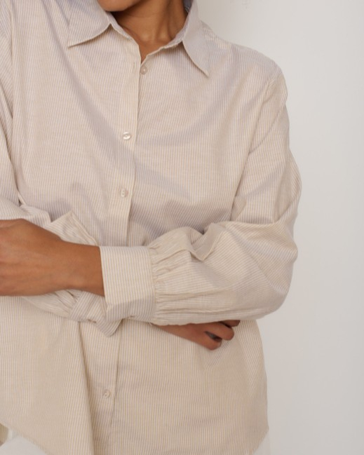 CHEMISE FLOU BEIGE ~ AURAEME