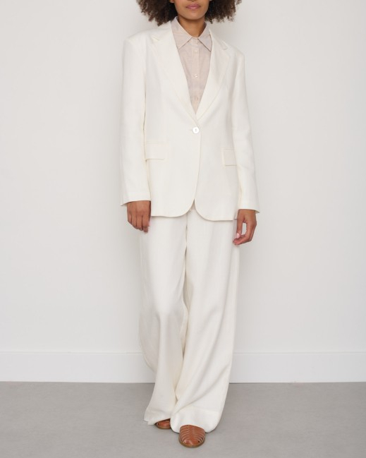 BLAZER BATTEMENT WHITE ~ AURAEME