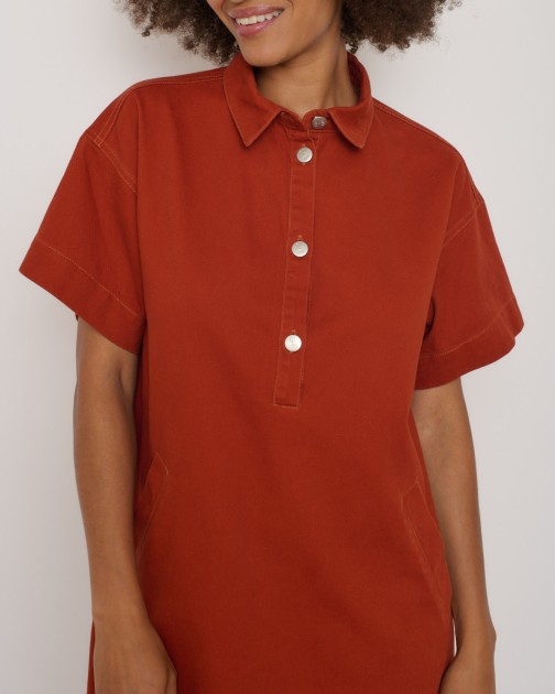 ROBE AZUREE ORANGE ~ AURAEME