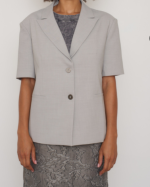 BLAZER SOUFFLE GREY ~ AURAEME