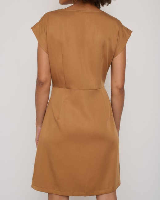 ROBE VELOURS ORANGE ~ AURAEME