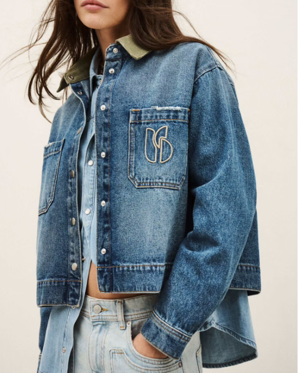 VESTE VIGILIO LIGHT BLUE ~ BA&SH