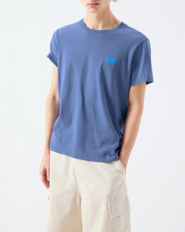 T-SHIRT MYKO02C AZUR ~ AMERICAN VINTAGE