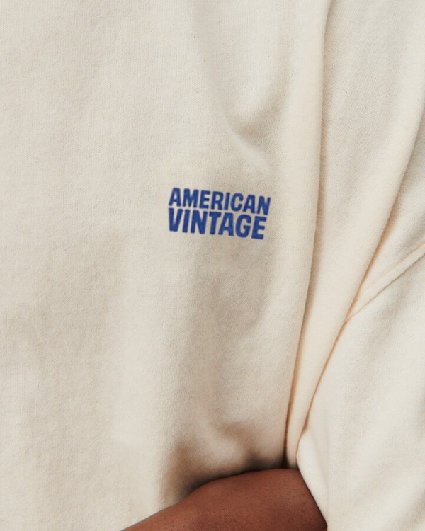 T-SHIRT MYKO02A ECRU ~ AMERICAN VINTAGE