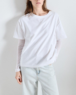 T-SHIRT FIZ02A BLANC ~ AMERICAN VINTAGE