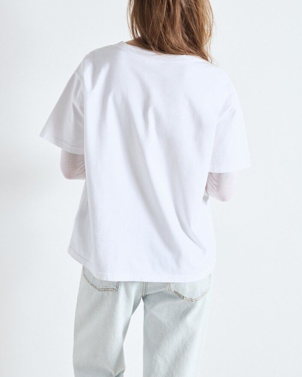 T-SHIRT FIZ02A BLANC ~ AMERICAN VINTAGE
