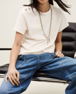 T-SHIRT ELMER ECRU ~ BA&SH