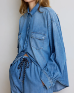 PANTALON JABIRU LIGHT STRIPE DENIM ~ HOD