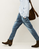 JEAN MALLY LIGHT USED BLUE ~ BA&SH