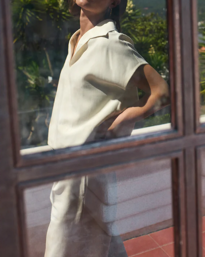 BLOUSE ZIA CREAM ~ BY BAR