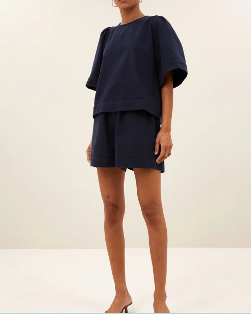 BLOUSE OLIVIA CAPTAIN BLUE ~ BY BAR