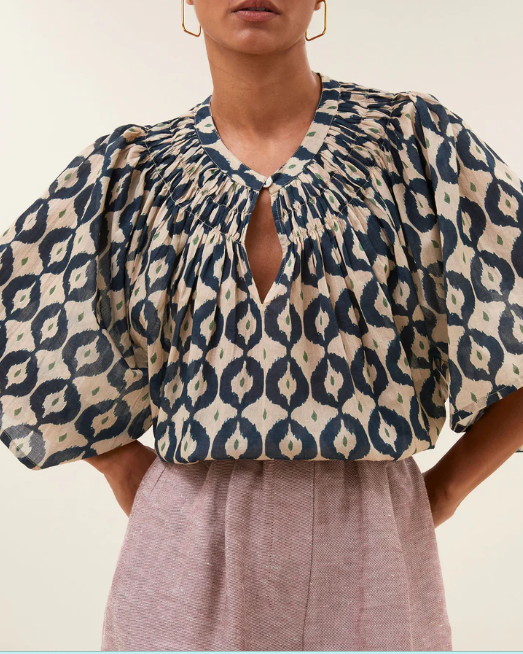 BLOUSE ESTE GOA PRINT ~ BY BAR
