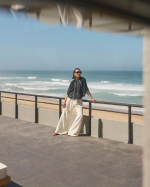 BLOUSE EMMI CHARCOAL ~ BY BAR