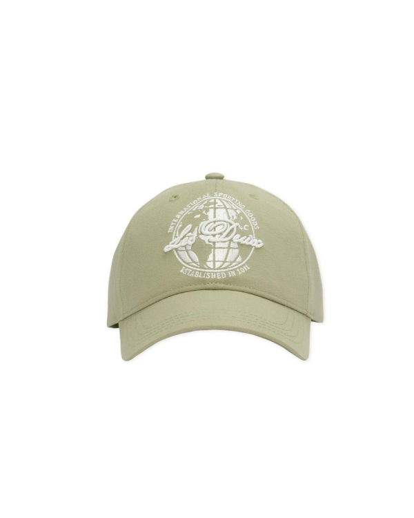 CASQUETTE GLOBE LOGO DAD TEA GREEN ~ LES DEUX