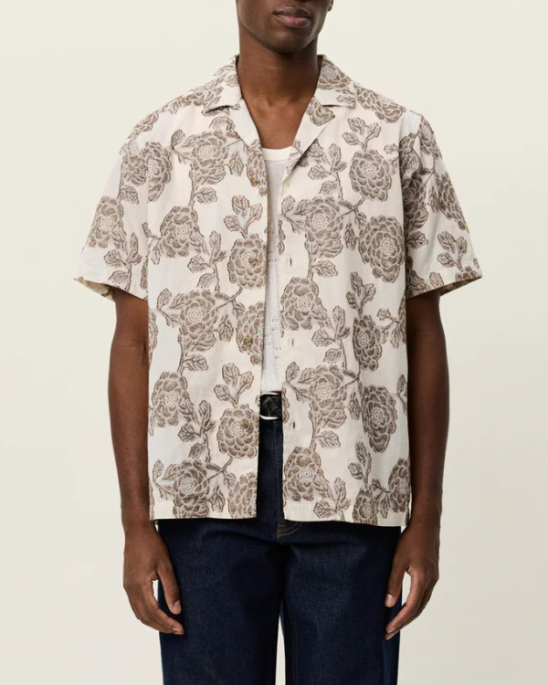 CHEMISE LESLEY FLOWER IVORY ~ LES DEUX