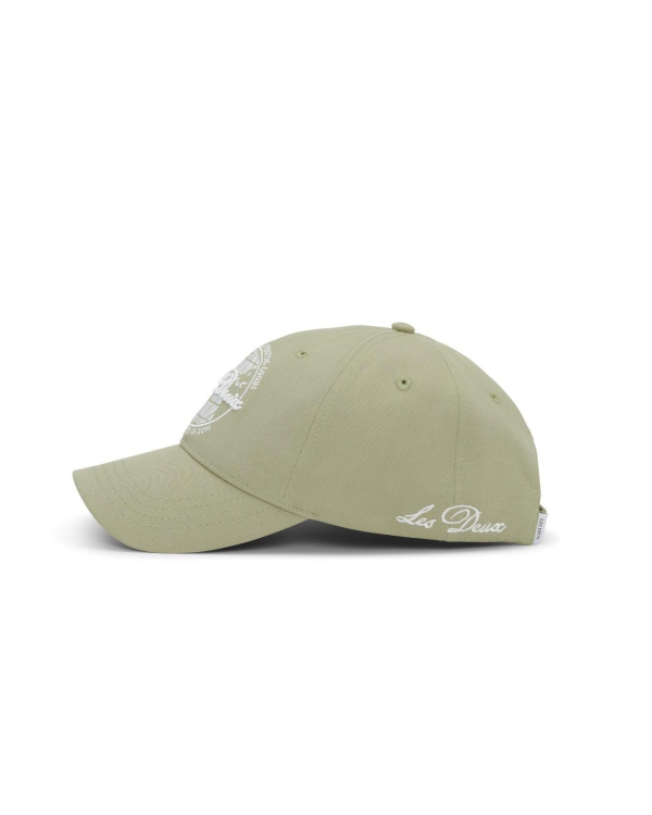 CASQUETTE GLOBE LOGO DAD TEA GREEN ~ LES DEUX