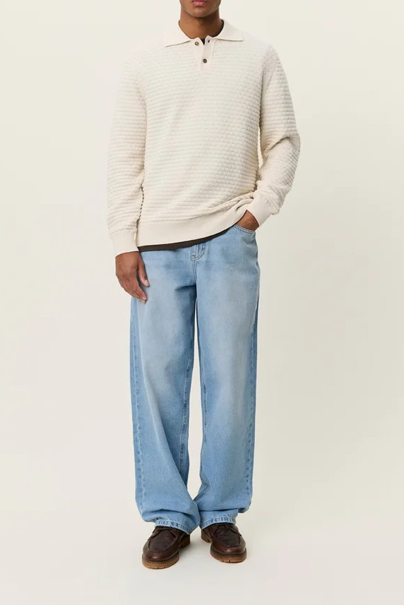 PULL BILLY WEAVE  LIGHT IVORY ~ LES DEUX