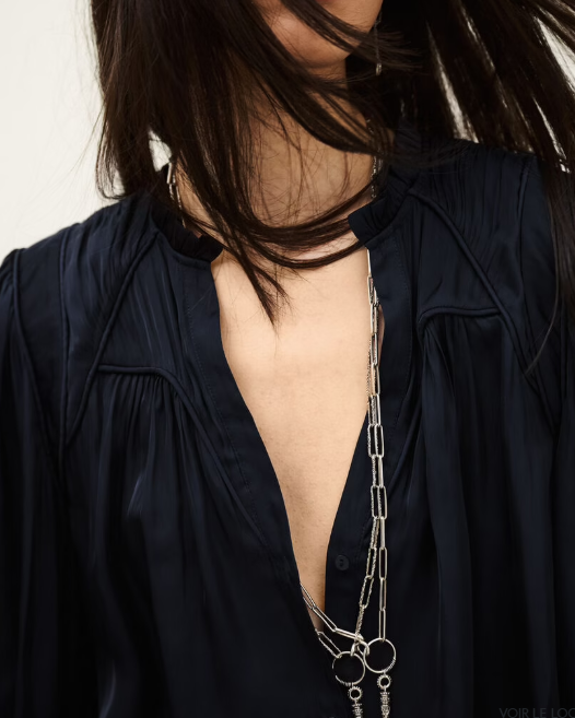 CHEMISE CESIRA ENCRE ~ BA&SH