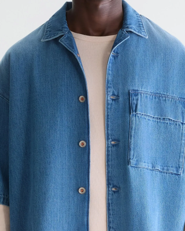 CHEMISE PRIM HVY STONE WASH ~ BELLEROSE