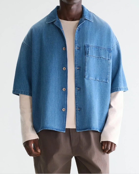 CHEMISE PRIM HVY STONE WASH ~ BELLEROSE