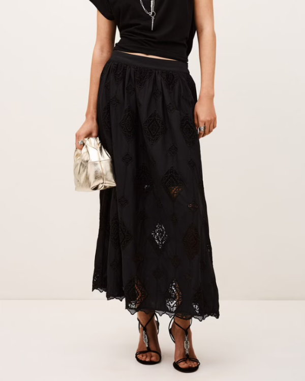 JUPE MONA NOIR ~ BA&SH