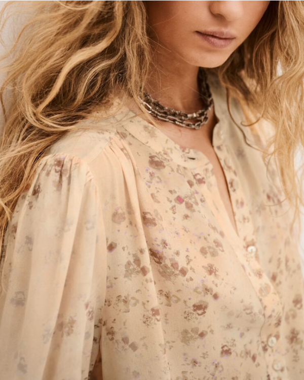 CHEMISE NOVELLA ECRU ~ BA&SH