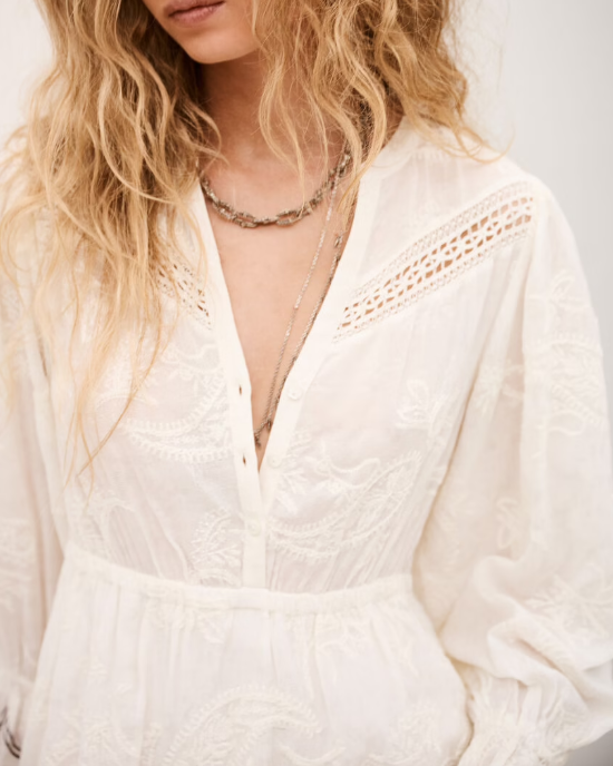 ROBE PRISCO ECRU ~ BA&SH