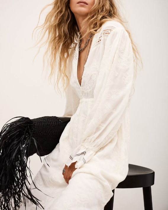 ROBE PRISCO ECRU ~ BA&SH