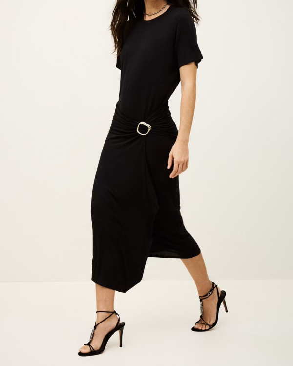 ROBE GALTEA NOIR ~ BA&SH