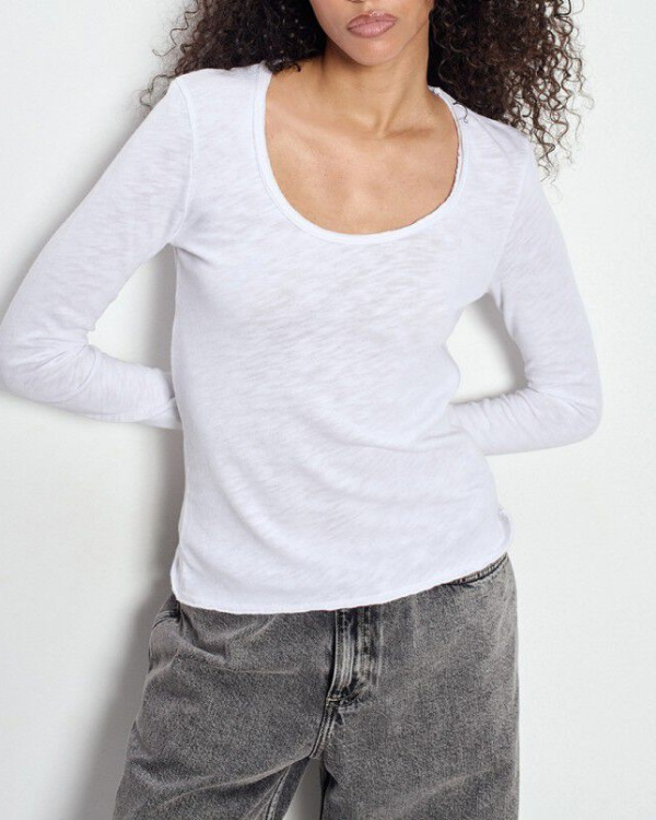 T-SHIRT SON02HG BLANC ~ AMERICAN VINTAGE