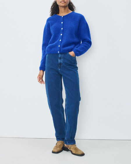 GILET VITO19E BLEU ROYAL ~ AMERICAN VINTAGE