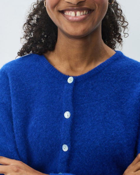 GILET VITO19E BLEU ROYAL ~ AMERICAN VINTAGE