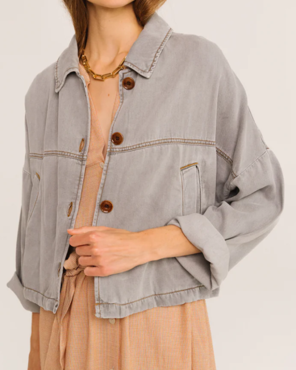 VESTE ALIETTE/GRES NOIR INDIGO ~ SACRÉ COEUR