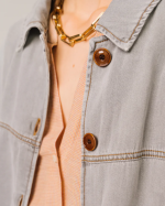 VESTE ALIETTE/GRES NOIR INDIGO ~ SACRÉ COEUR