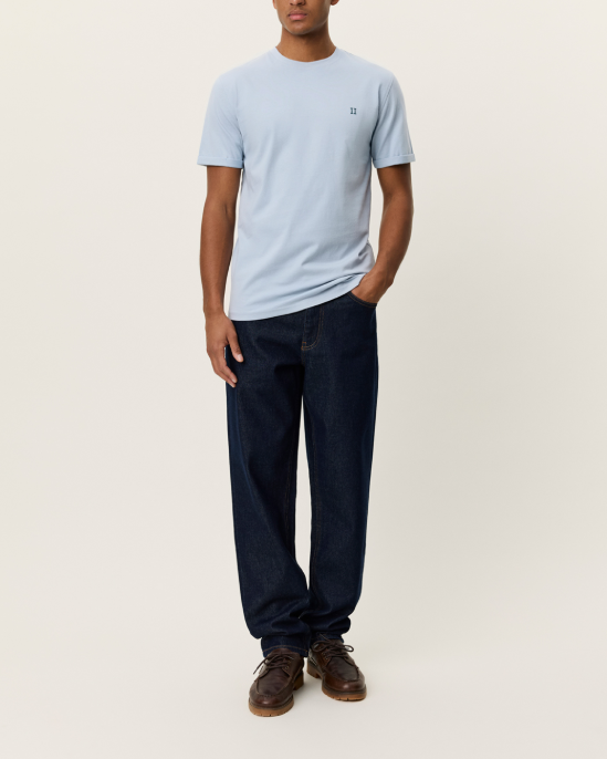 T-SHIRT NORREGAARD  BLUE FOG ~ LES DEUX