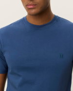 T-SHIRT NORREGAARD  DARK DENIM BLUE ~ LES DEU