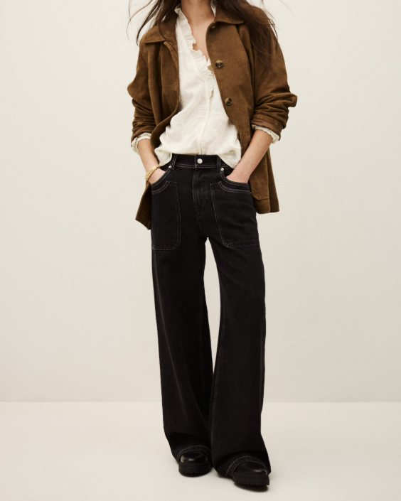 VESTE MARIO  COGNAC ~ BA&SH