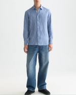 CHEMISE 183096 BLUE- SCOTCH AND SODA