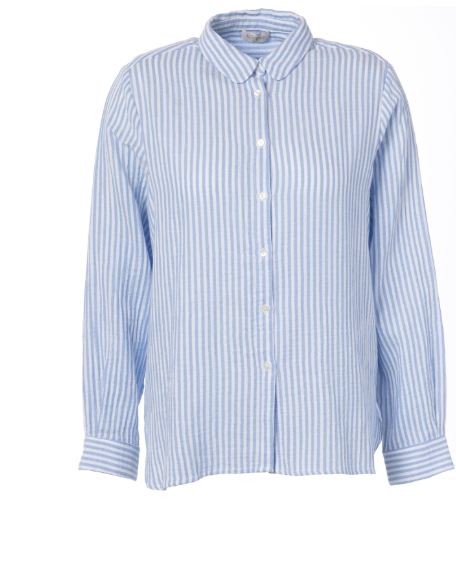 BLOUSE LAKE BLUE STRIPES ~ JC SOPHIE