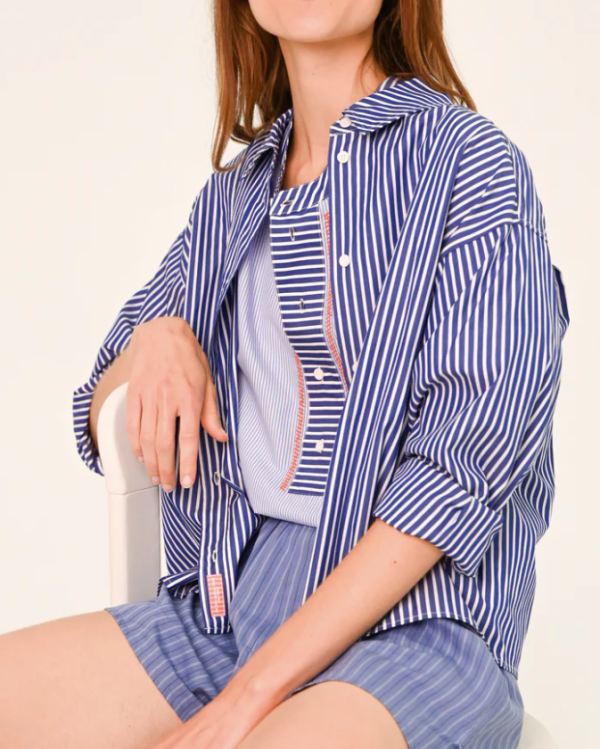 CHEMISE BILLIE/SOHO BLEU ~ SACRÉ COEUR