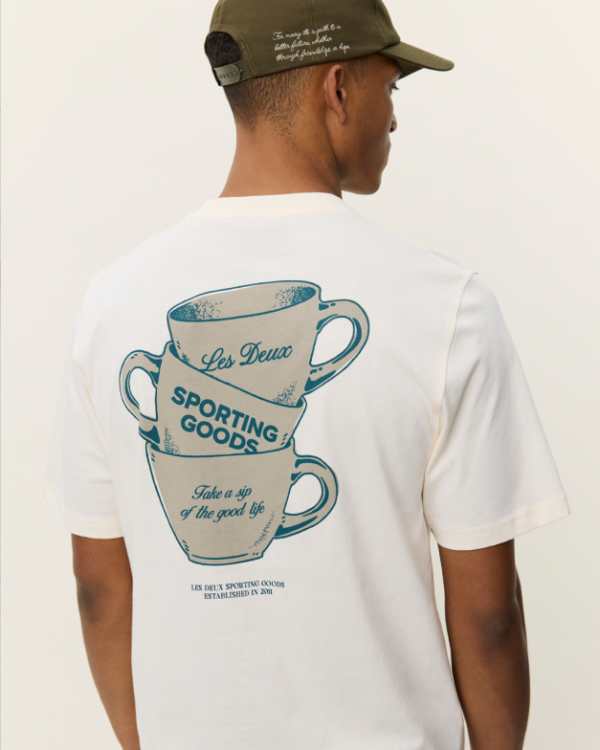 T-SHIRT BEN ARTIST EGGNOG WHITE ~ LES DEUX