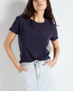 T-SHIRT SON28G NAVY ~ AMERICAN VINTAGE