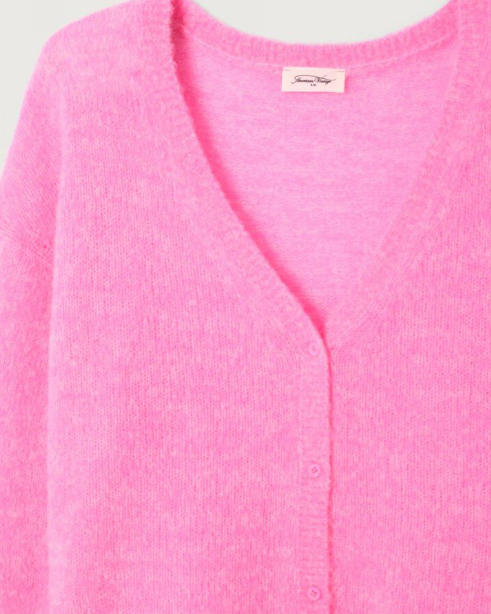 GILET NUG19A PETUNIA FLUO ~ AMERICAN VINTAGE